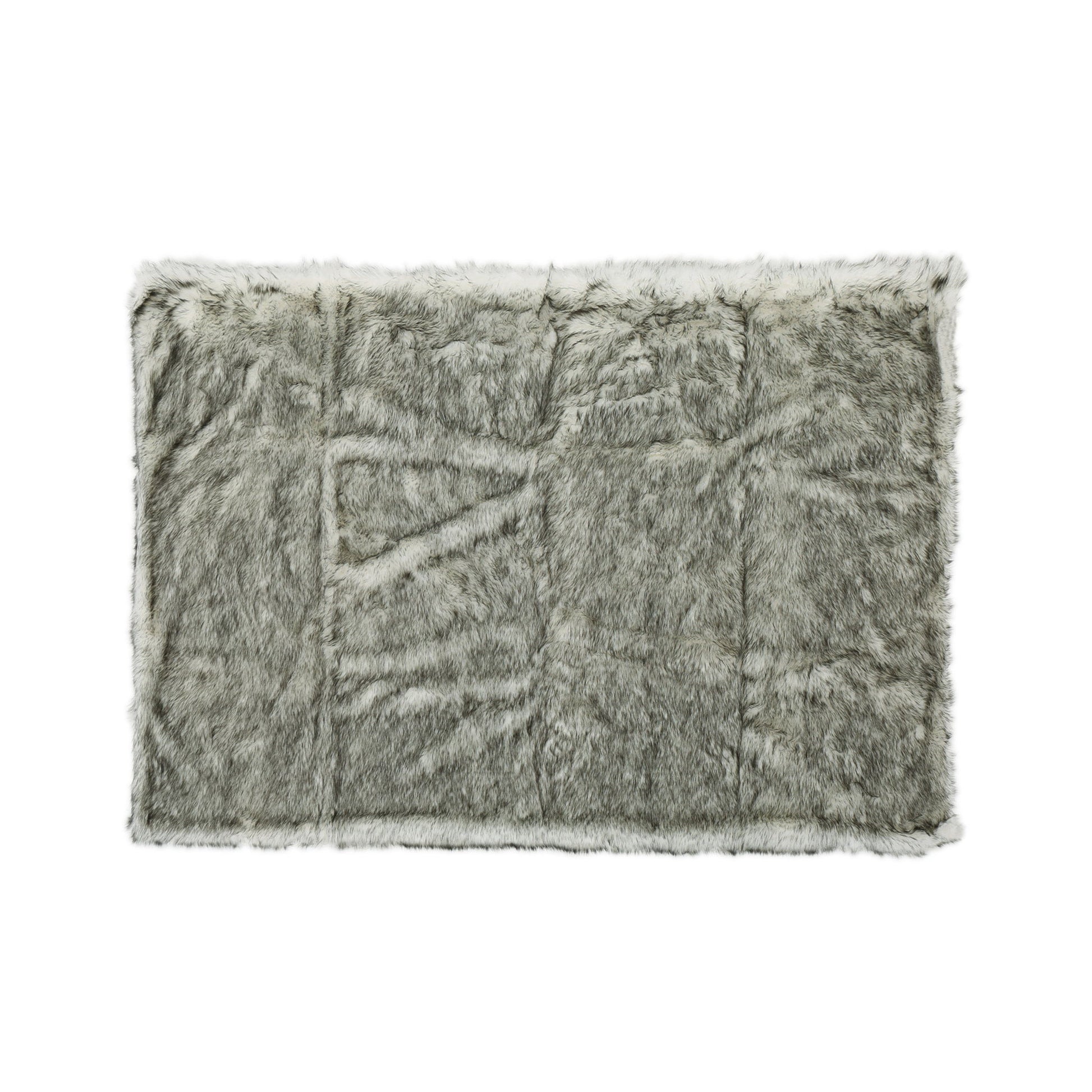 Luxury Throw Blanket With Streaks - Gray Noble House
