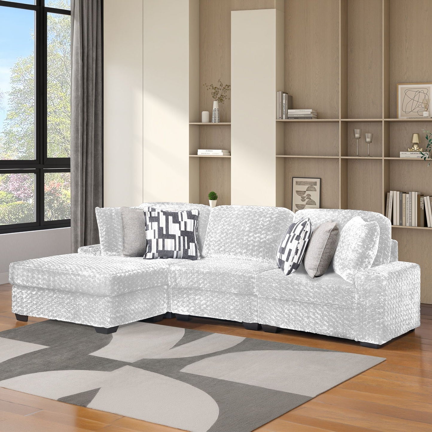 Magnum - Modern Sectional Sofa Matrix Furniture Group