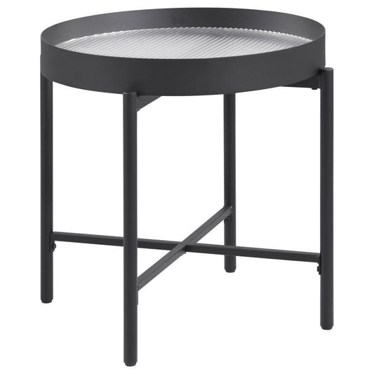 Ozella - Round Table With Hidden Storage Sandy Coaster Fine Furniture
