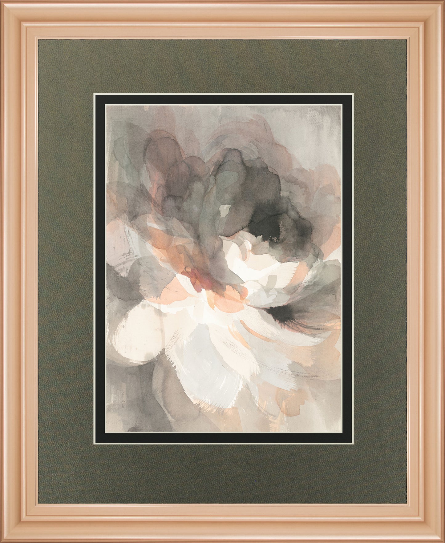 Abstract Peony By Danhui Nai - Green