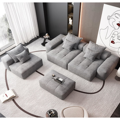 Modern Oversized Diy Combination Modular Sectional Sofa With Pillows Home Essentials