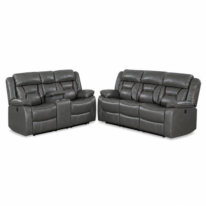 Living Room Set With Pillow Armrest And Tufted Backrest Home Essentials