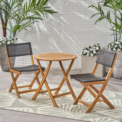 Evergreen - Outdoor Dining Set With Dining Table And 2 Chair Noble House