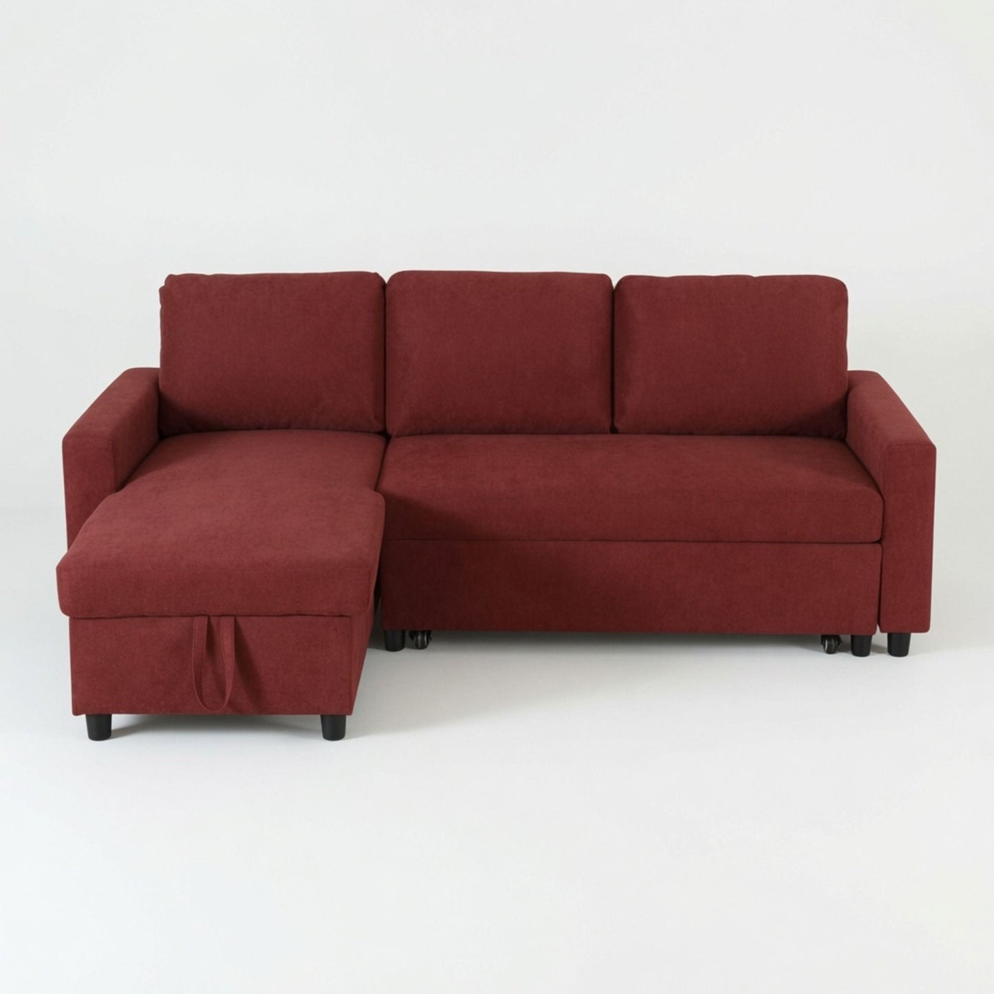 L - Shaped Convertible Sofa Bed With Storage Chaise Home Essentials