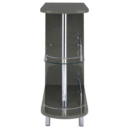 Adolfo - Rectangular 2-Tier Home Bar Table CoasterEssence