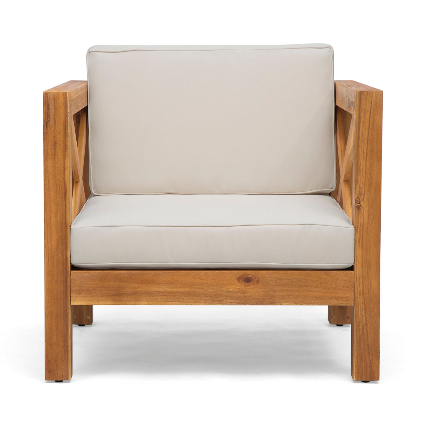 Brava - Mid - Century Modern Club Chair With Water Resistant Cushions Noble House