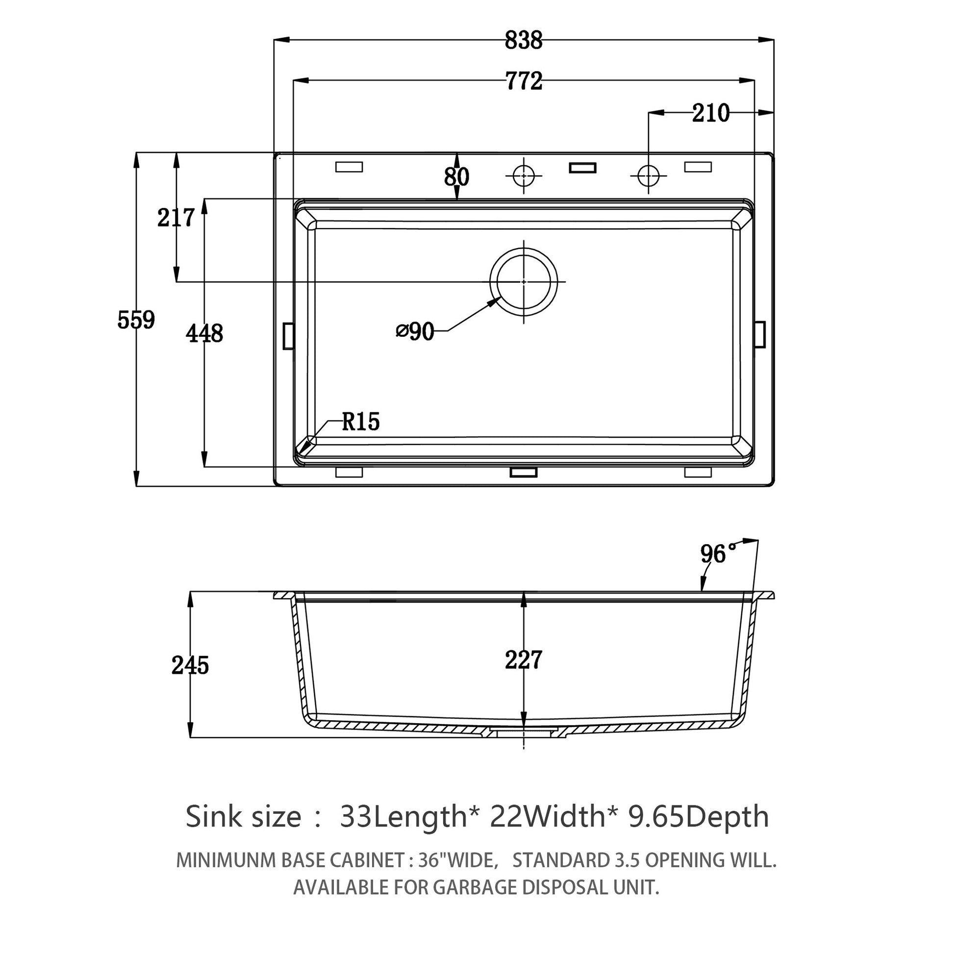 Granite Composite Quartz Kitchen Sink With Workstation Features And Drop In Design Daily Nest