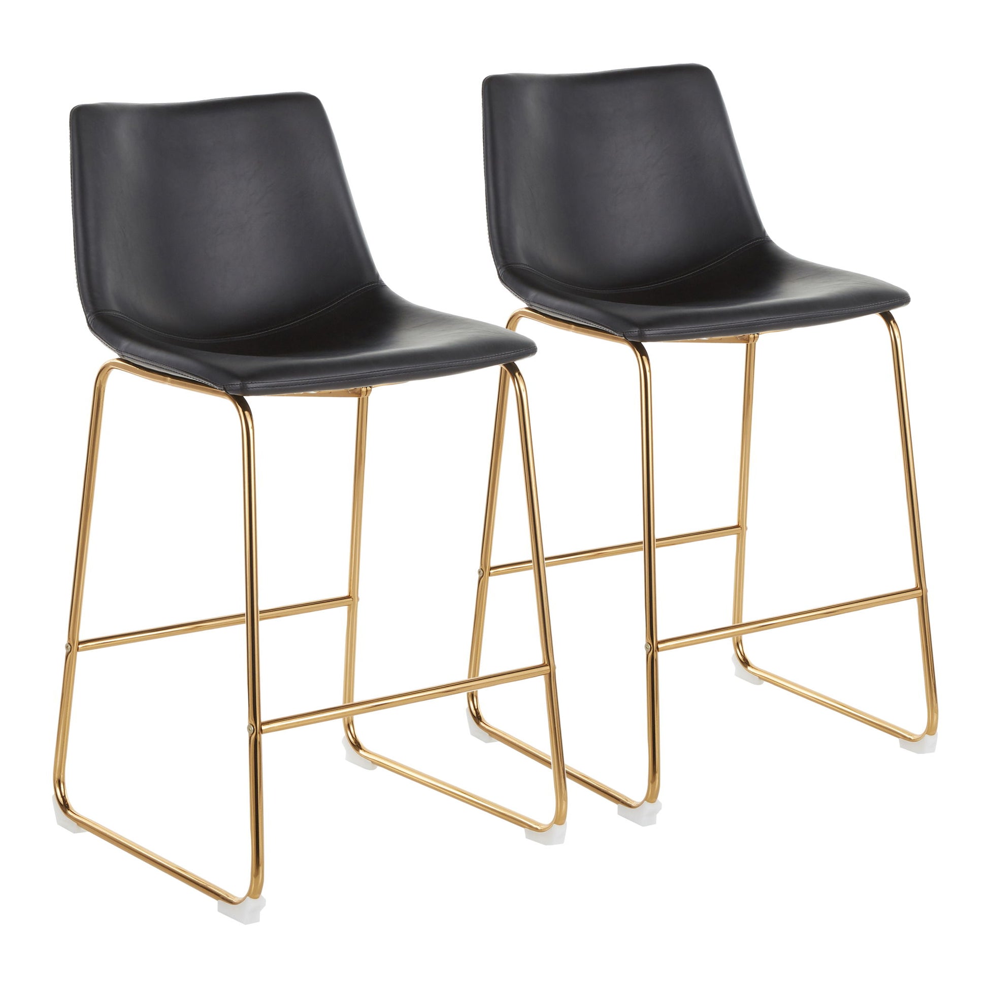 Duke - Contemporary Counter Stool (Set of 2) Lumi Source