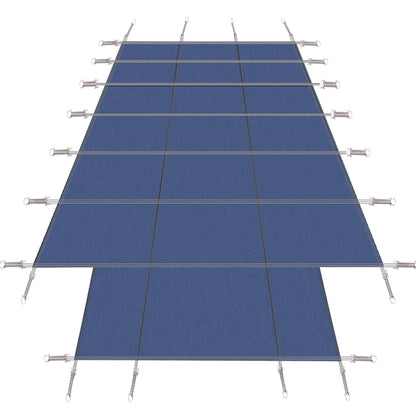 16 X 32 Ft High Strength Pool Safety Cover For Inground Winter Swimming Pools With Center End Step Daily Nest