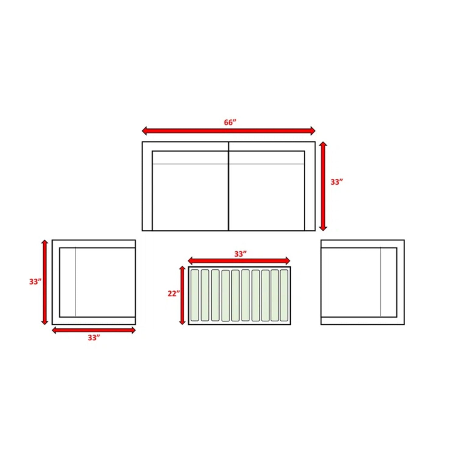 Stylish Sofa Seating Group With Cushions Perfect For Outdoor Gatherings LSI Patio Furniture