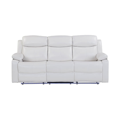 Blanche - Reclining Sofa With LED Lights Global Furniture USA