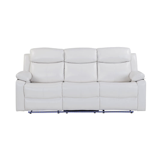 Blanche - Reclining Sofa With LED Lights Global Furniture USA