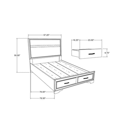 Ryder - Bed Sparkle Global Furniture USA