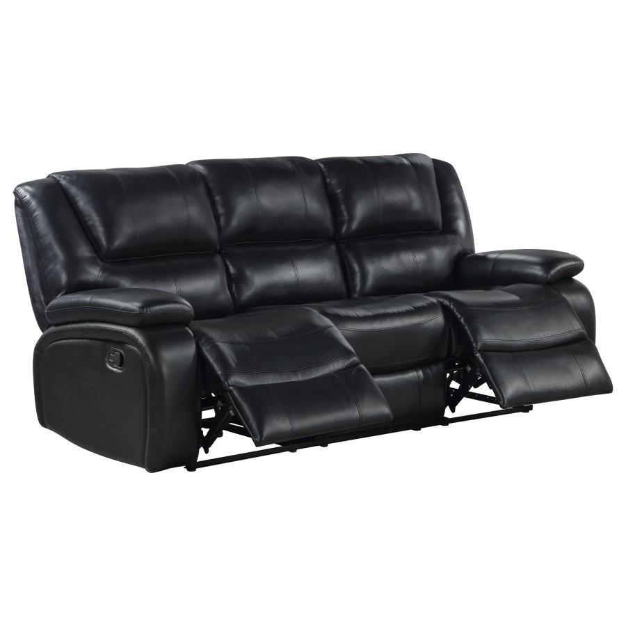 Camila - Upholstered Motion Reclining Sofa Coaster Fine Furniture