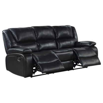 Camila - Upholstered Motion Reclining Sofa Coaster Fine Furniture