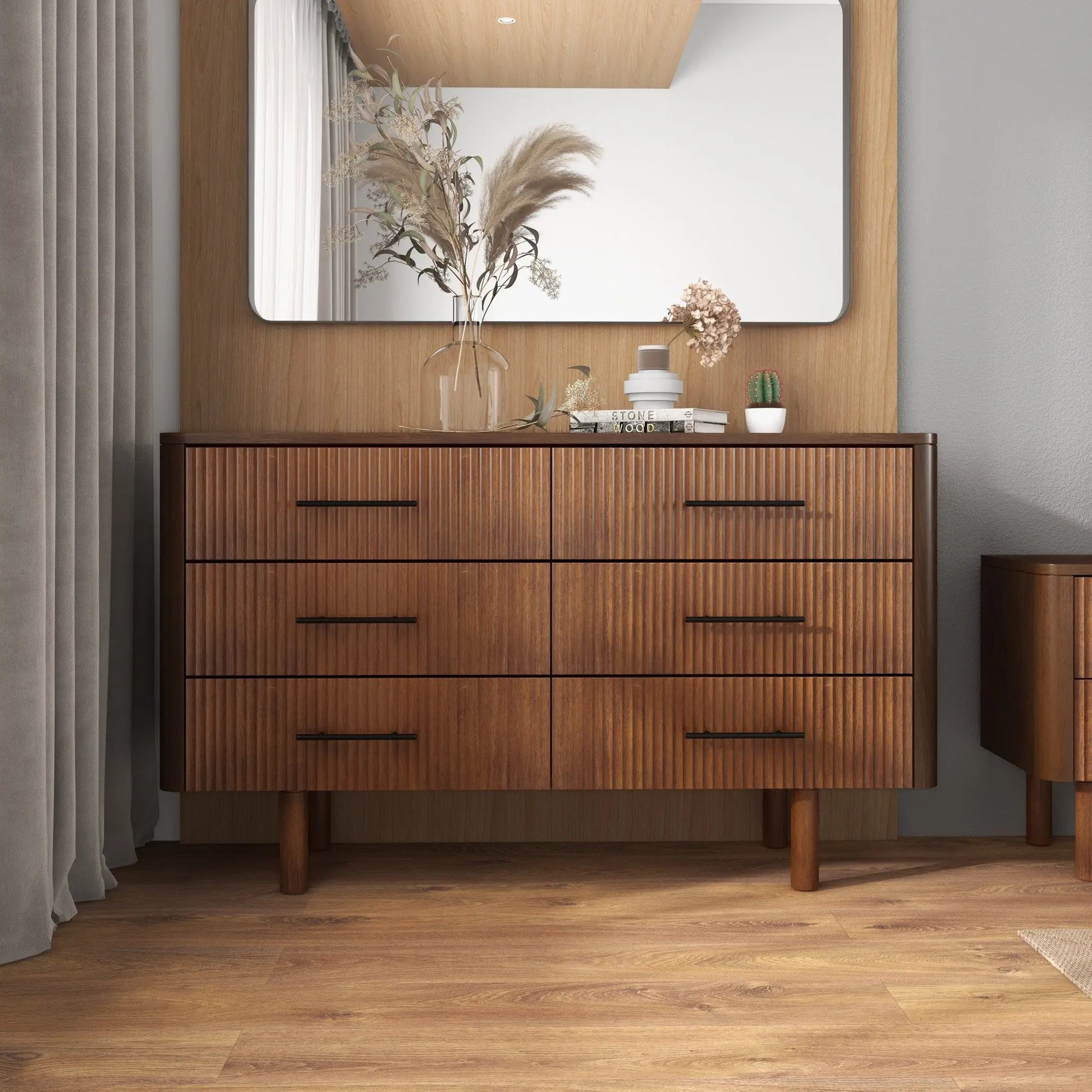 Logan - Dresser With 6 Drawers - Brown Ashcroft Furniture