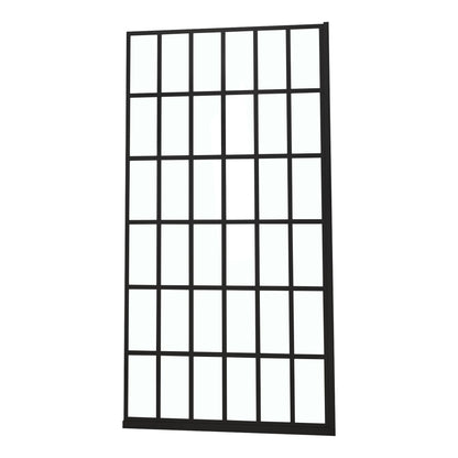 Frameless Fixed Shower Door, Open Entry Design Daily Nest
