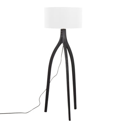 Wishbone - Contemporary Floor Lamp Lumi Source