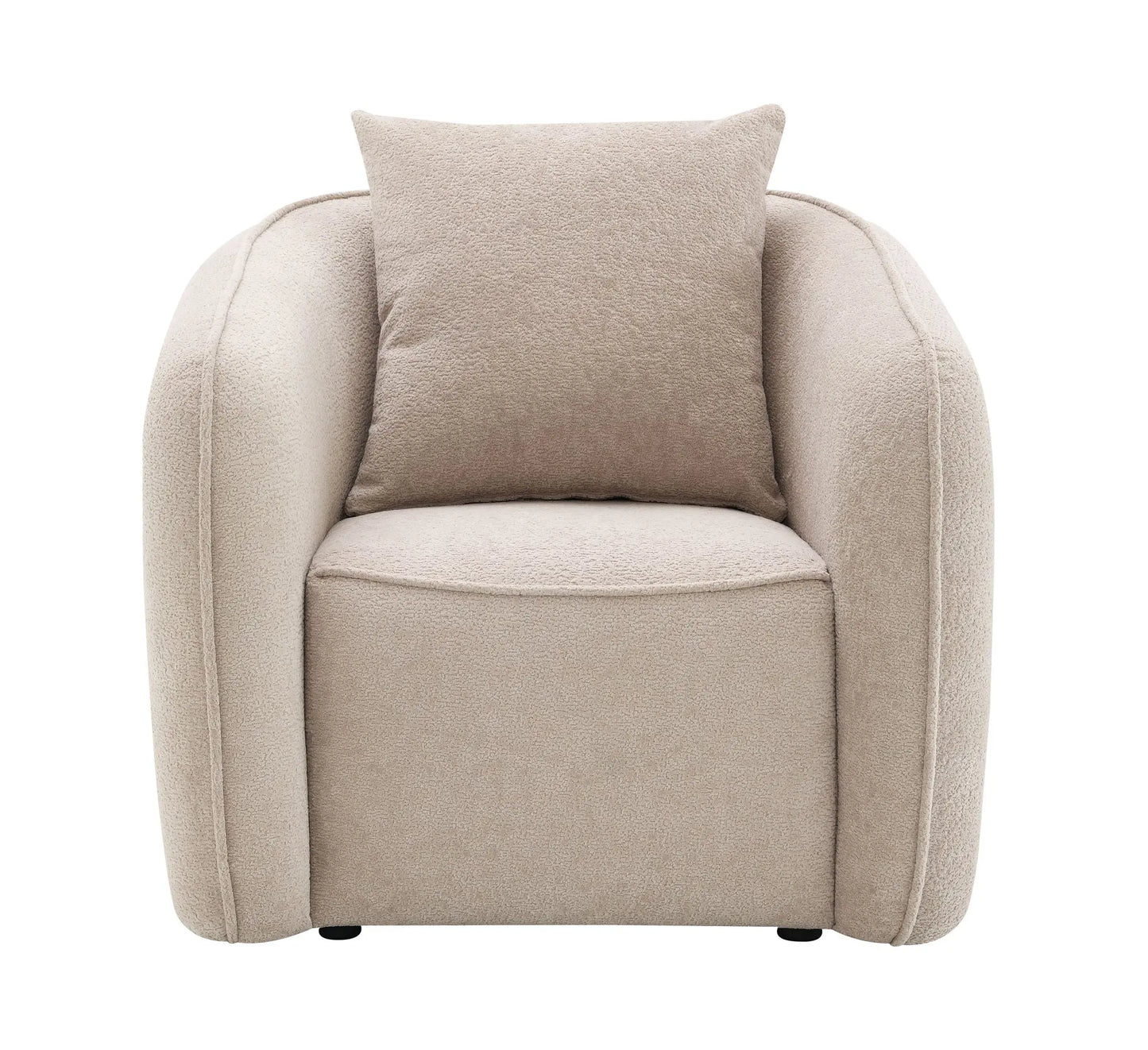 Keith - Chenille Chair With 1 Matching Color Toss Pillows Acme