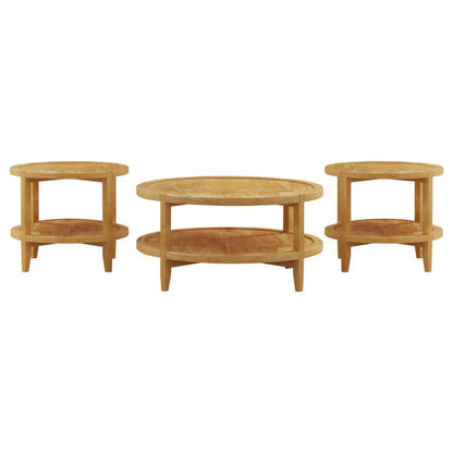 Camillo - Round Coffee And End Table Set Coaster Fine Furniture