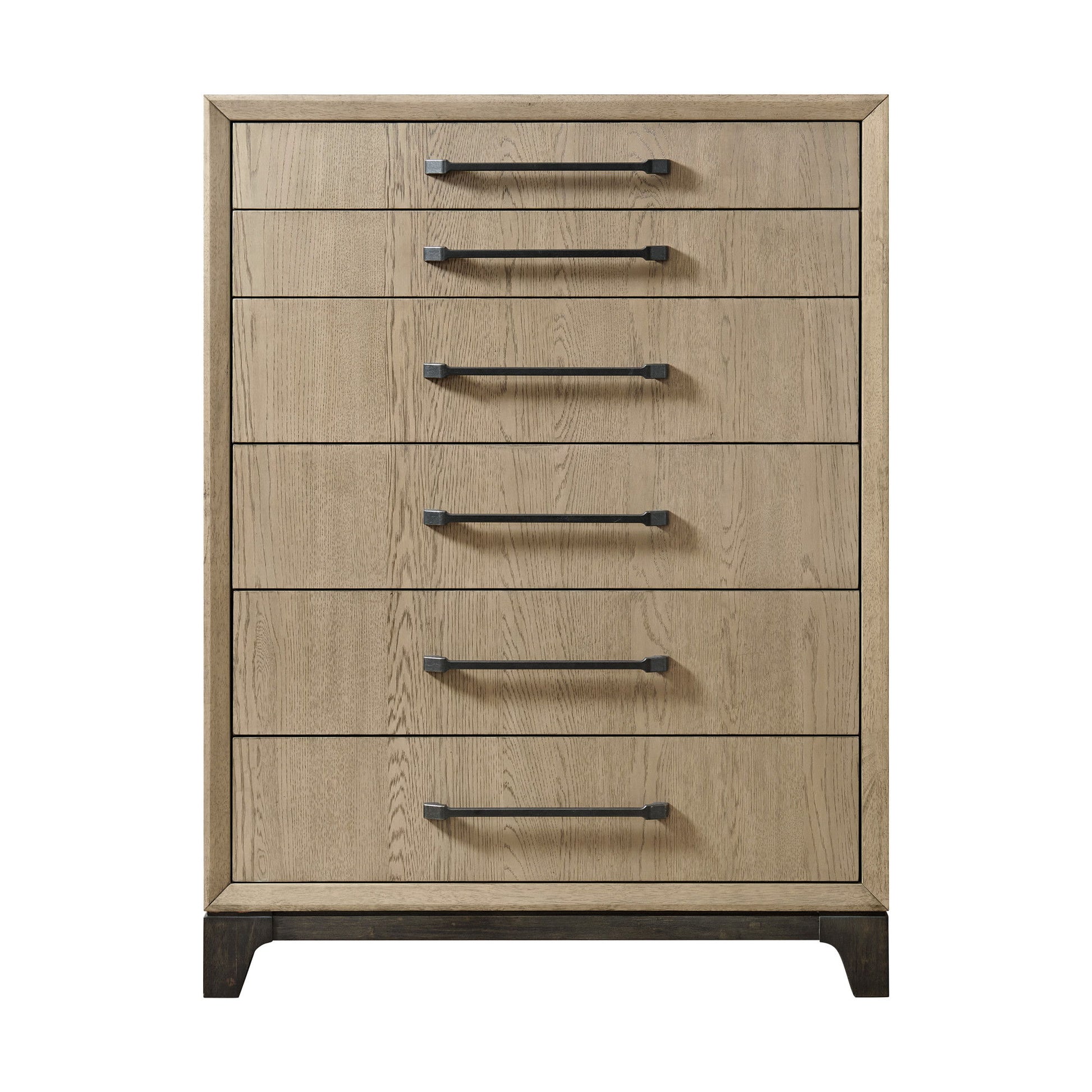 6 Drawer Chest With Smooth Glides - Brown Home Essentials