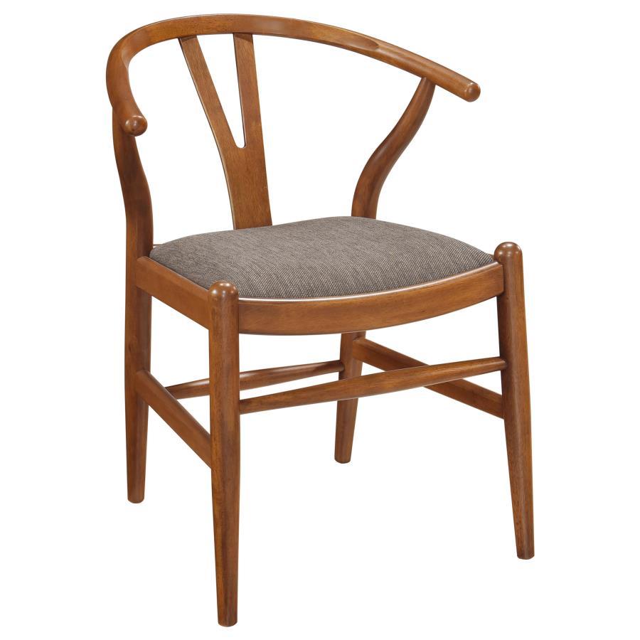 Dinah - Wood Wishbone Dining Side Chair (Set of 2) - Walnut