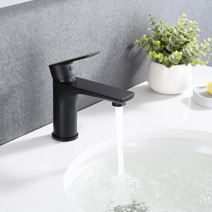 Modern Bathroom Sink Faucet Single Handle Brass Countertop Mount Daily Nest