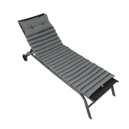 2 Piece Outdoor Chaise Lounge Chair Cushion Set Home Essentials