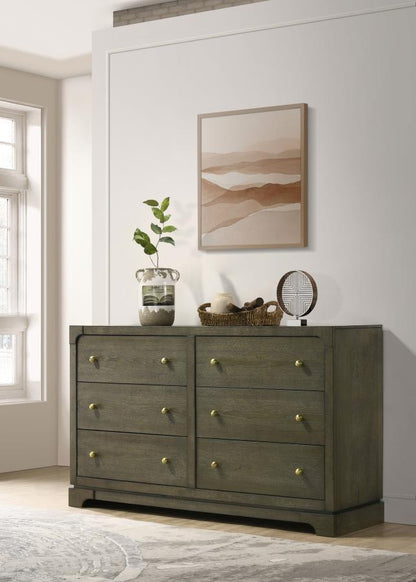 Gran Park - 6-Drawer Dresser Cabinet Coaster Fine Furniture