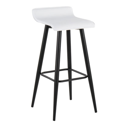 Ale - Contemporary Fixed Height Bar Stool (Set of 2) Lumi Source