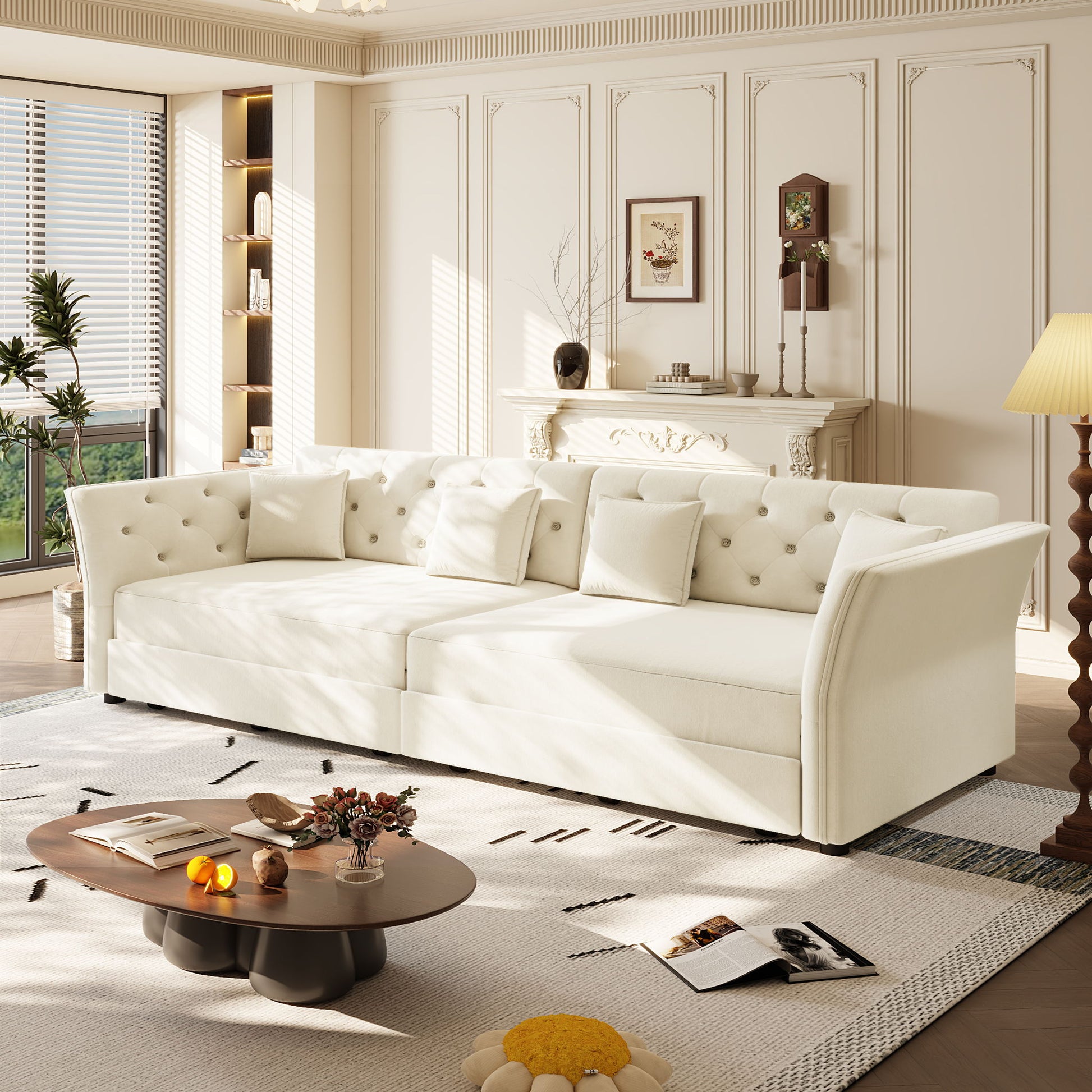 Oversize Pull Out Sofa Bed For Living Room Home Essentials