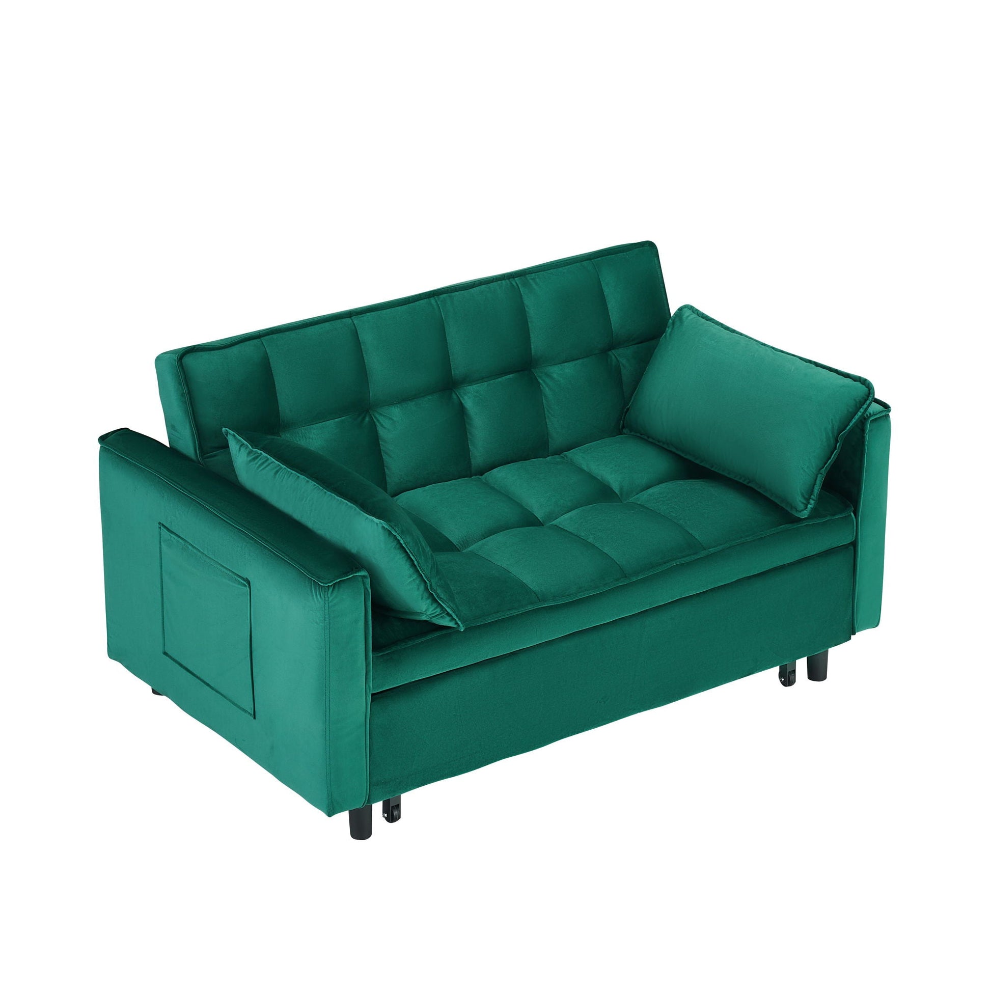 Sofa Bed With Pockets, 3 In 1 Convertible For Living Room Home Essentials
