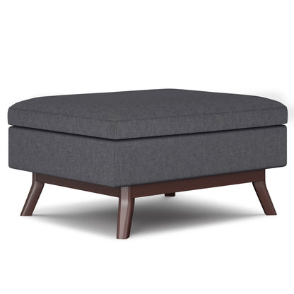 Owen - Upholstered Rectangular Storage Ottoman Simpli-Home