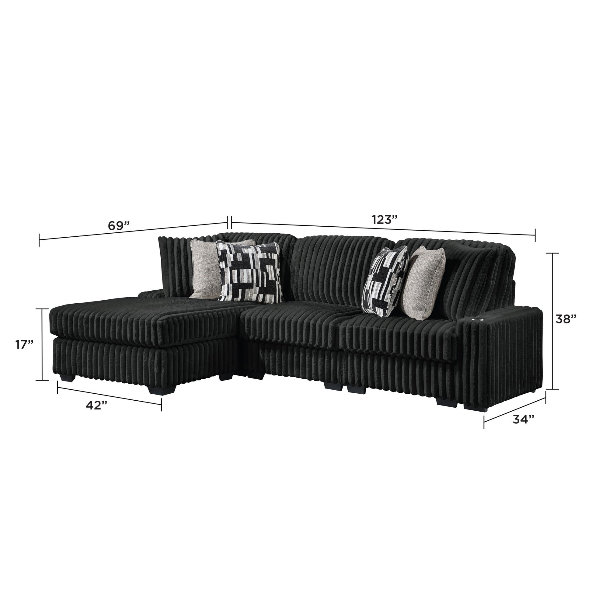 Puffy - Living Room Sectional Matrix Furniture Group