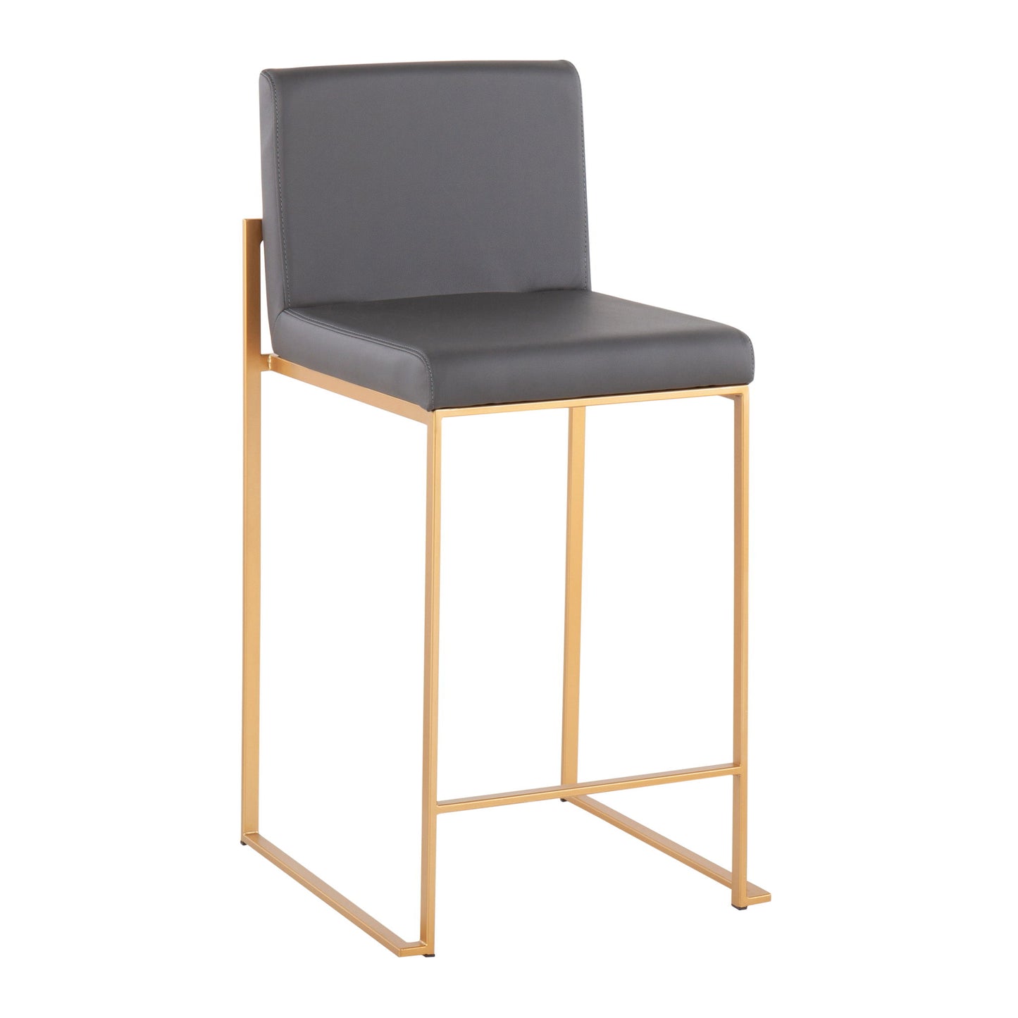 Fuji - Contemporary High Back Stylish Counter Stool Lumi Source
