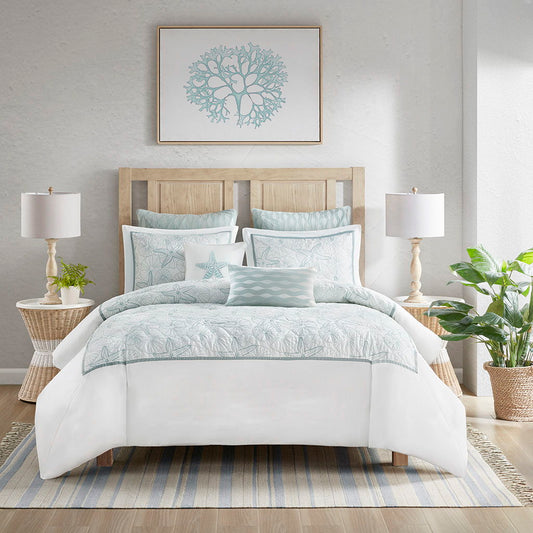 Maya Bay - Duvet Cover Mini Set - White Harbor House