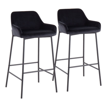 Daniella - Industrial Fixed Height Bar Stool (Set of 2) Lumi Source