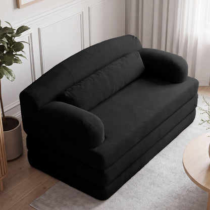 2 Seater Sofa Bed, Compact Foldable Floor Couch Home Essentials