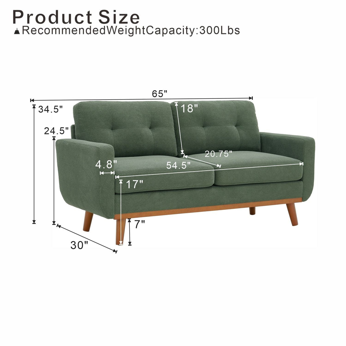 2 Seater Sofa Home Essentials