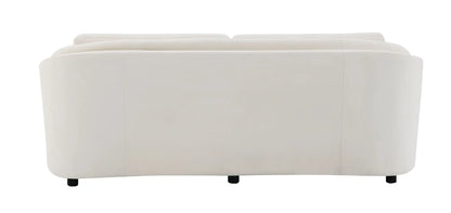 Mariko - Linen Sofa With 2 Toss Pillows - Beige Acme