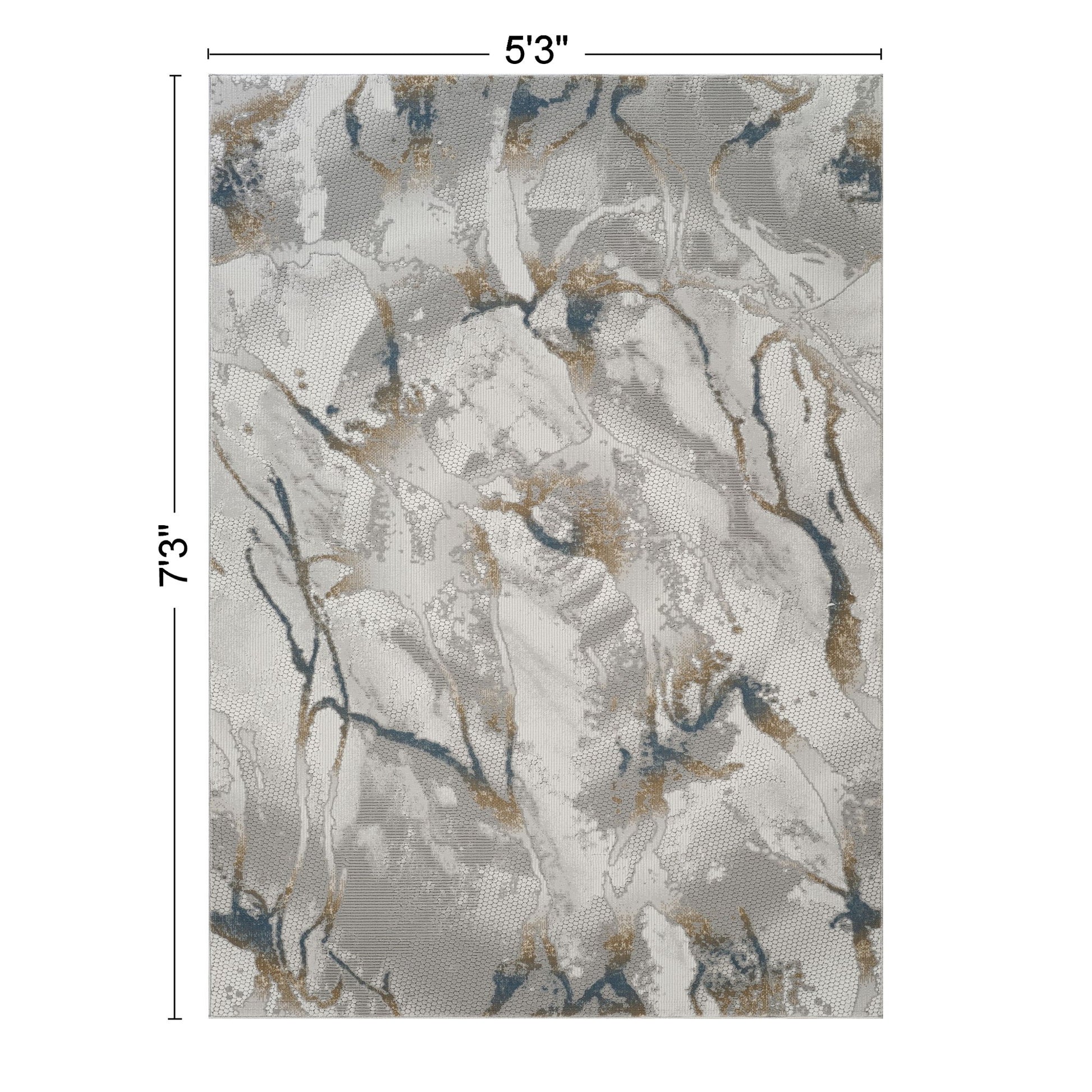 Geometrix - Area Rug With 3D Effect Icona Home Decor