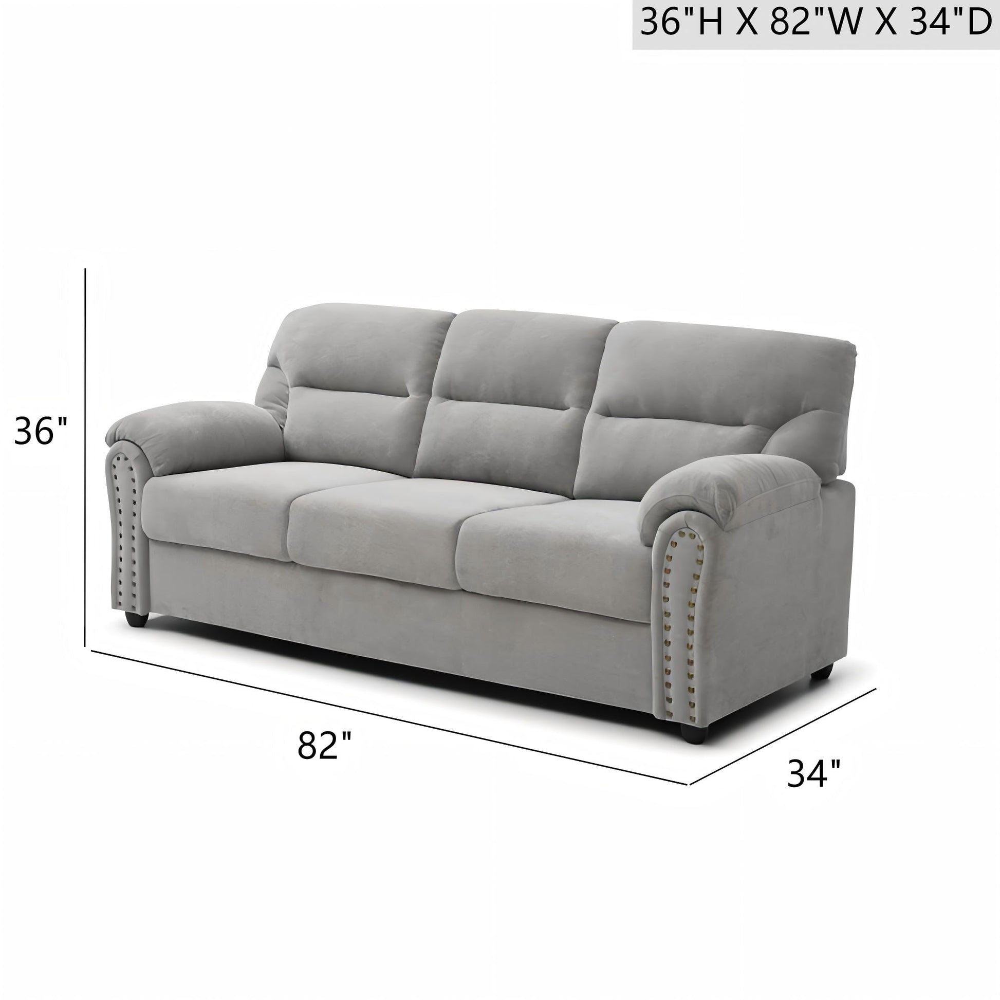 Hamilton - Sofa With Nailhead Trim Glory Furniture