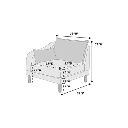 Modular L-Sectional Set With Ottomans - Pink Home Essentials