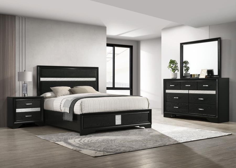 Miranda - Panel Bedroom Set - Black Coaster Fine Furniture