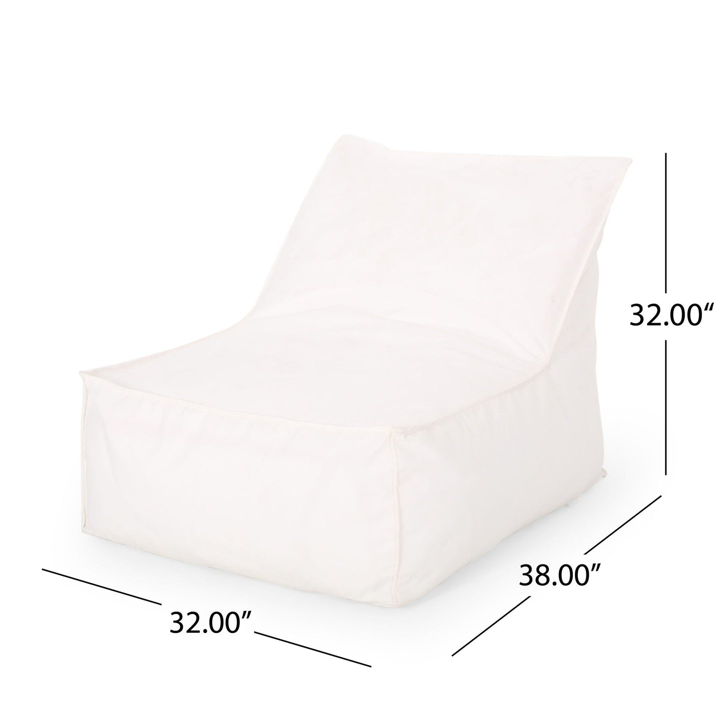 Ettie - Water Resistant Fabric Bean Bag Chair Home Essentials