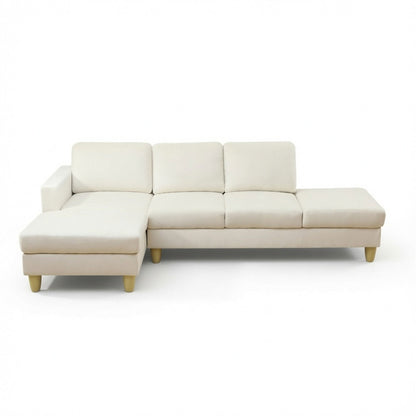 L - Shaped Sectional Sofa With Chaise & Ottoman Home Essentials