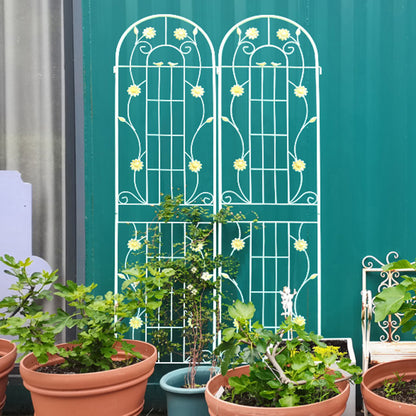 Metal Garden Trellis Rustproof Trellis For Climbing Plant Outdoor Flower Support Daily Nest