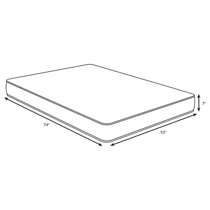 Ramona - 7" Tight Top Foam Mattress With Quilted Foam And Smooth Silk Cover Furniture Max