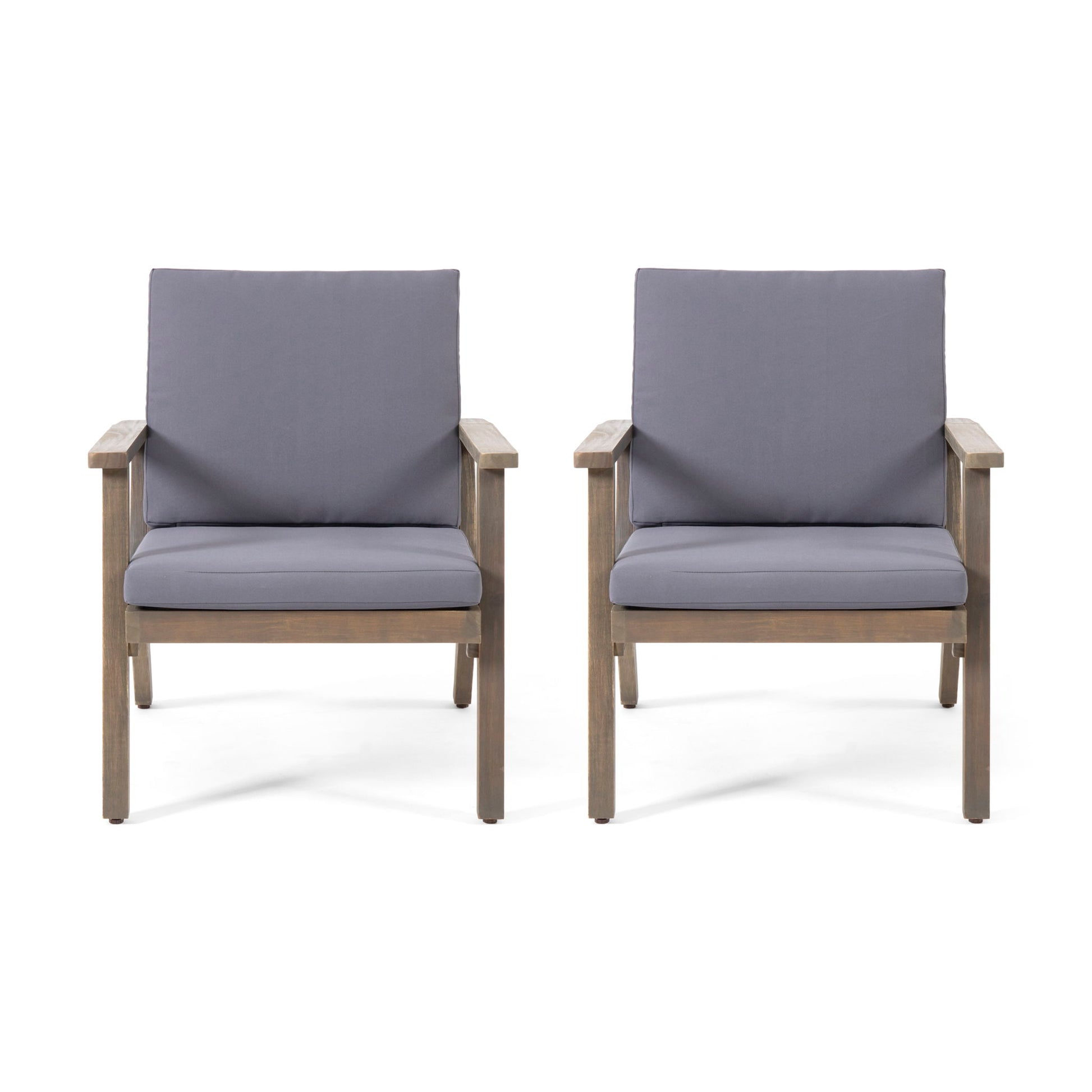 Outdoor Club Chair With Cushion Noble House