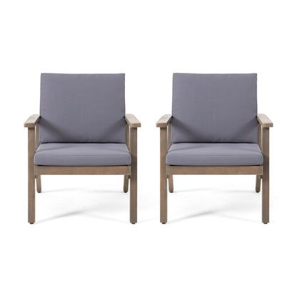 Outdoor Club Chair With Cushion Noble House